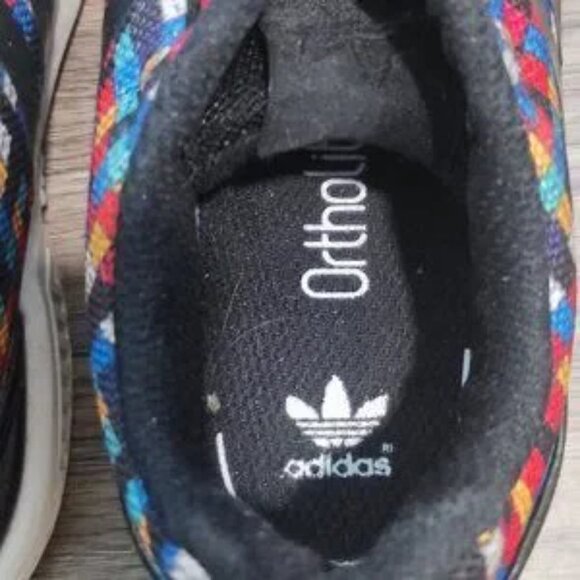Adidas ZX Flux boys sneakers shoes size US 10 K multi-colour Torsion - Picture 6 of 10